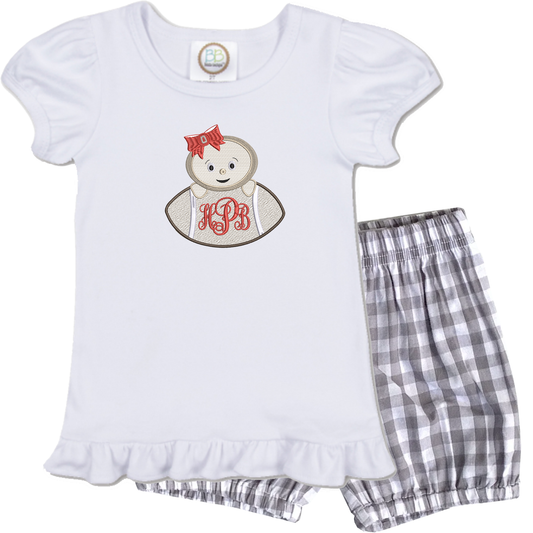 Ohio State shorts outfit - girls