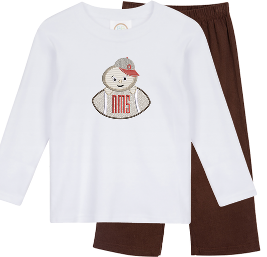 Ohio State outfit corduroy - boys
