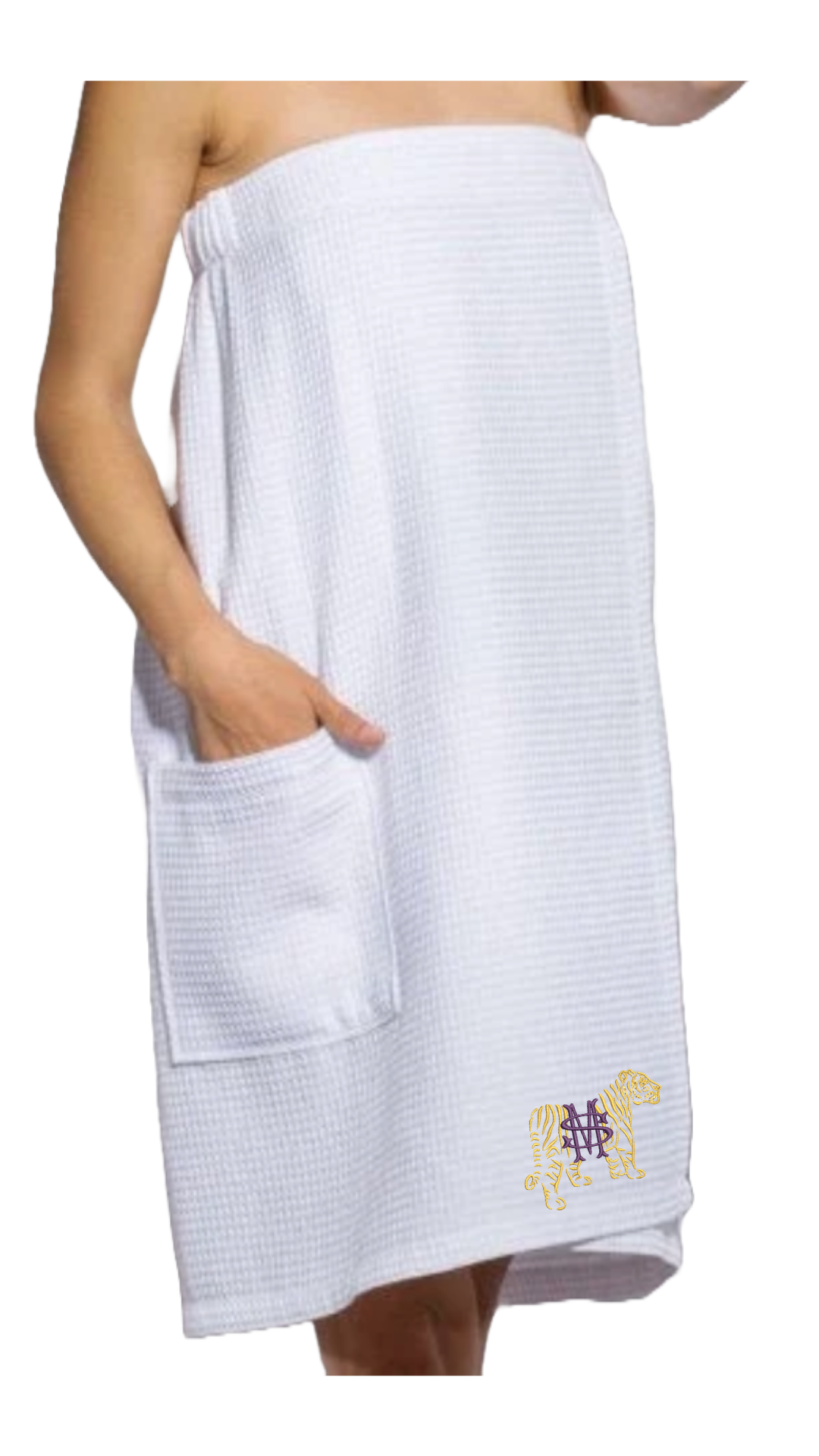 Tiger Spa Wrap - LSU colors