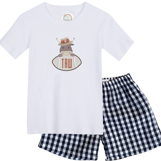 Texas shorts outfit - boys