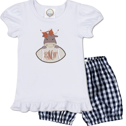 Texas shorts outfit - girls