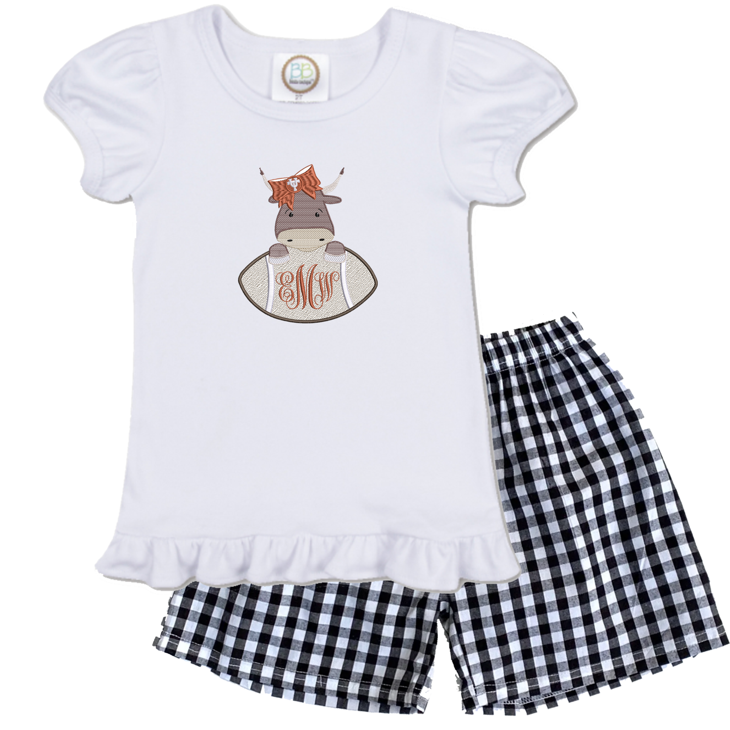 Texas shorts outfit - girls