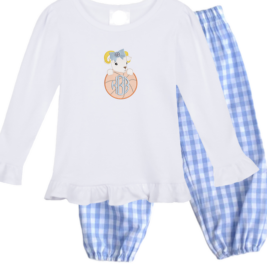 UNC Chapel Hill - girls basketball long sleeve