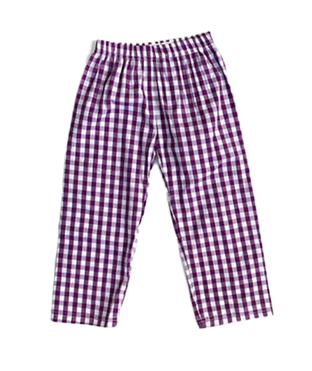 LSU outfit gingham - boys