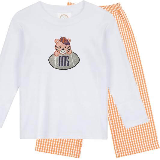 Clemson - boys football long sleeve
