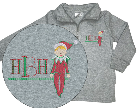 Christmas Elf Quarter Zip