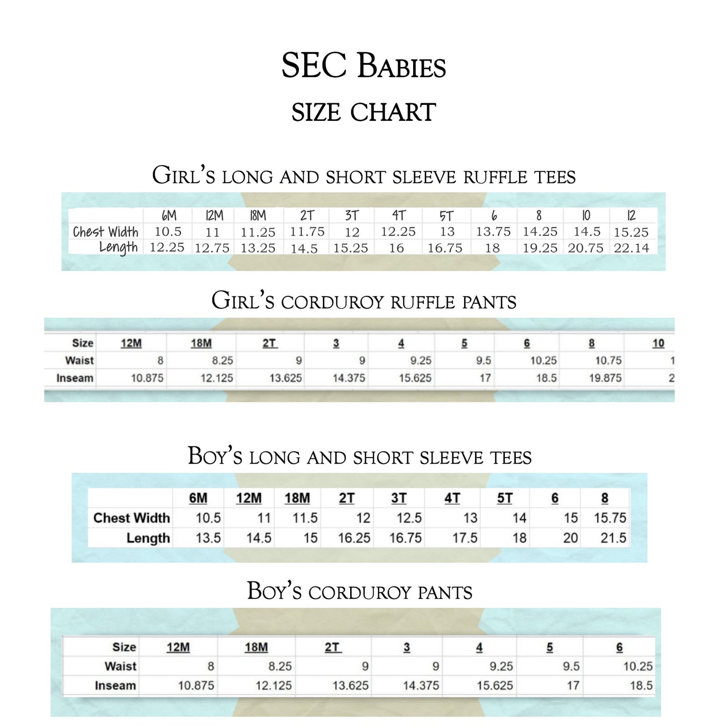 Auburn University boys' outfit with corduroy pants
