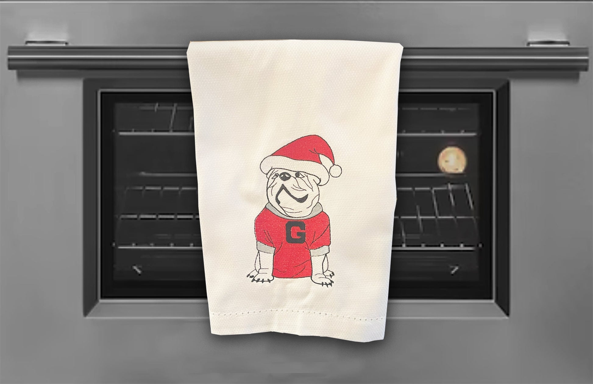 UGA Christmas Kitchen Towel