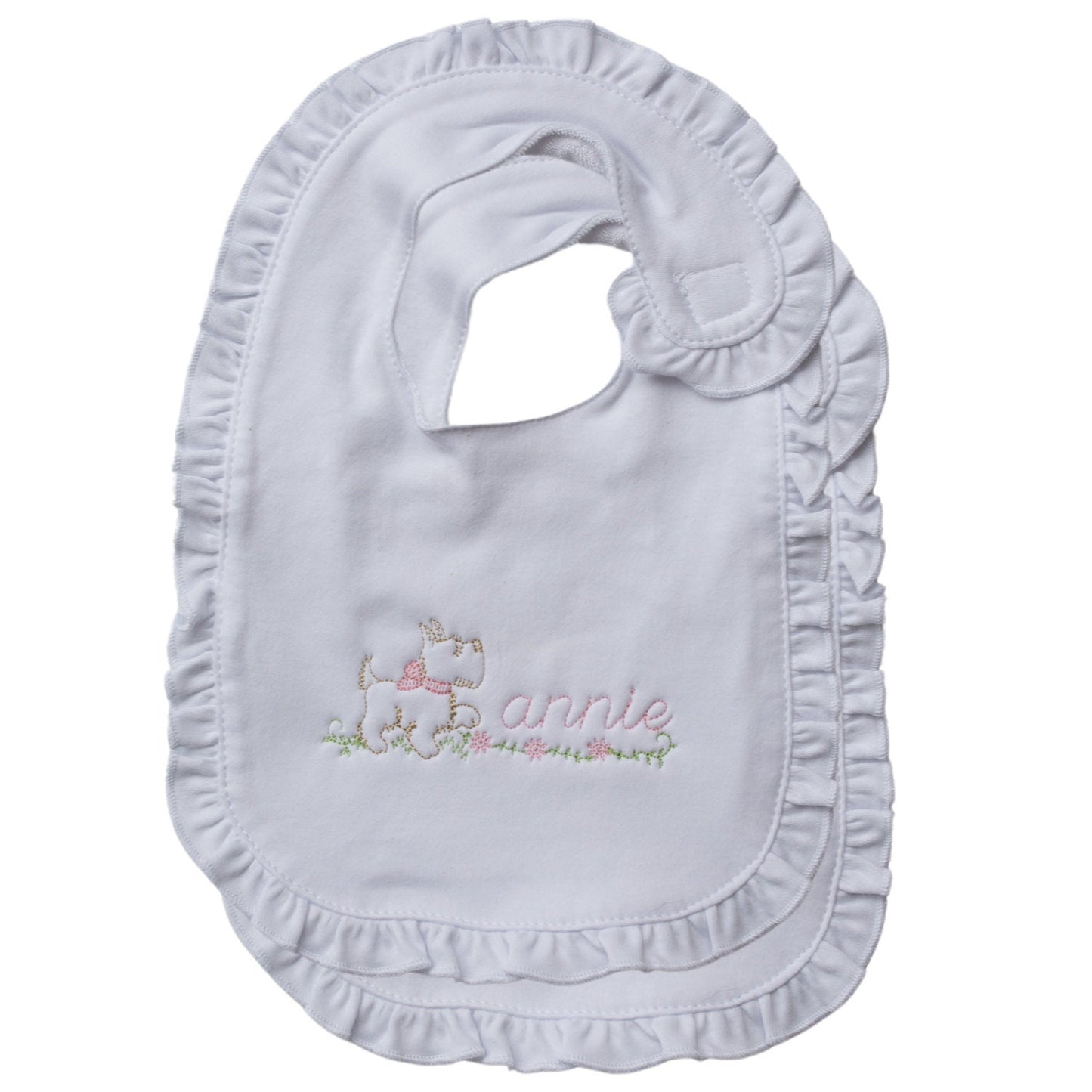 Proud Puppy Baby Pillow Cover Vintage style embroidery