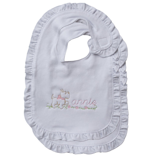 Proud Puppy Baby Pillow Cover Vintage style embroidery