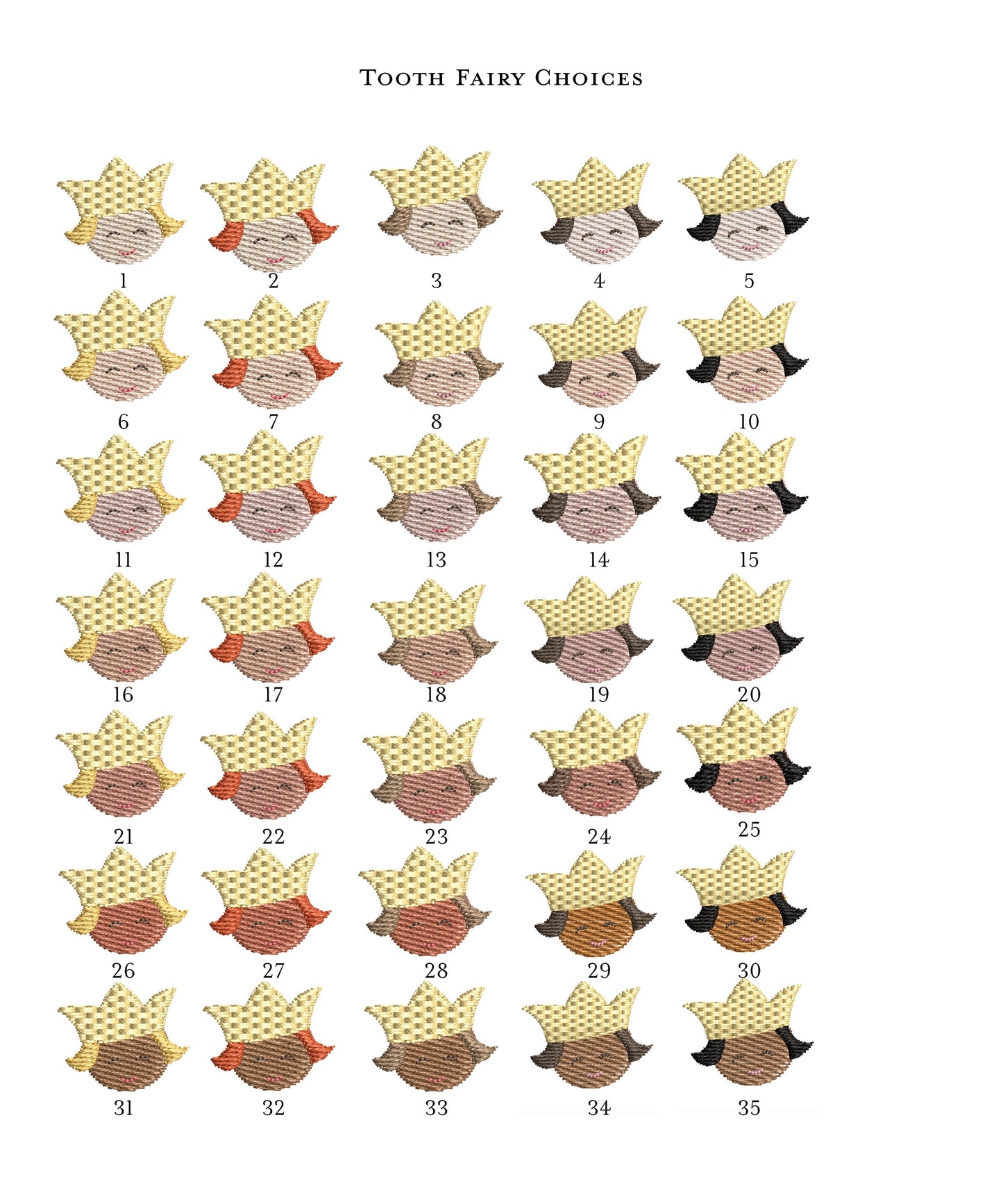 Tooth Fairy Girl Small Pillow (6 inch)