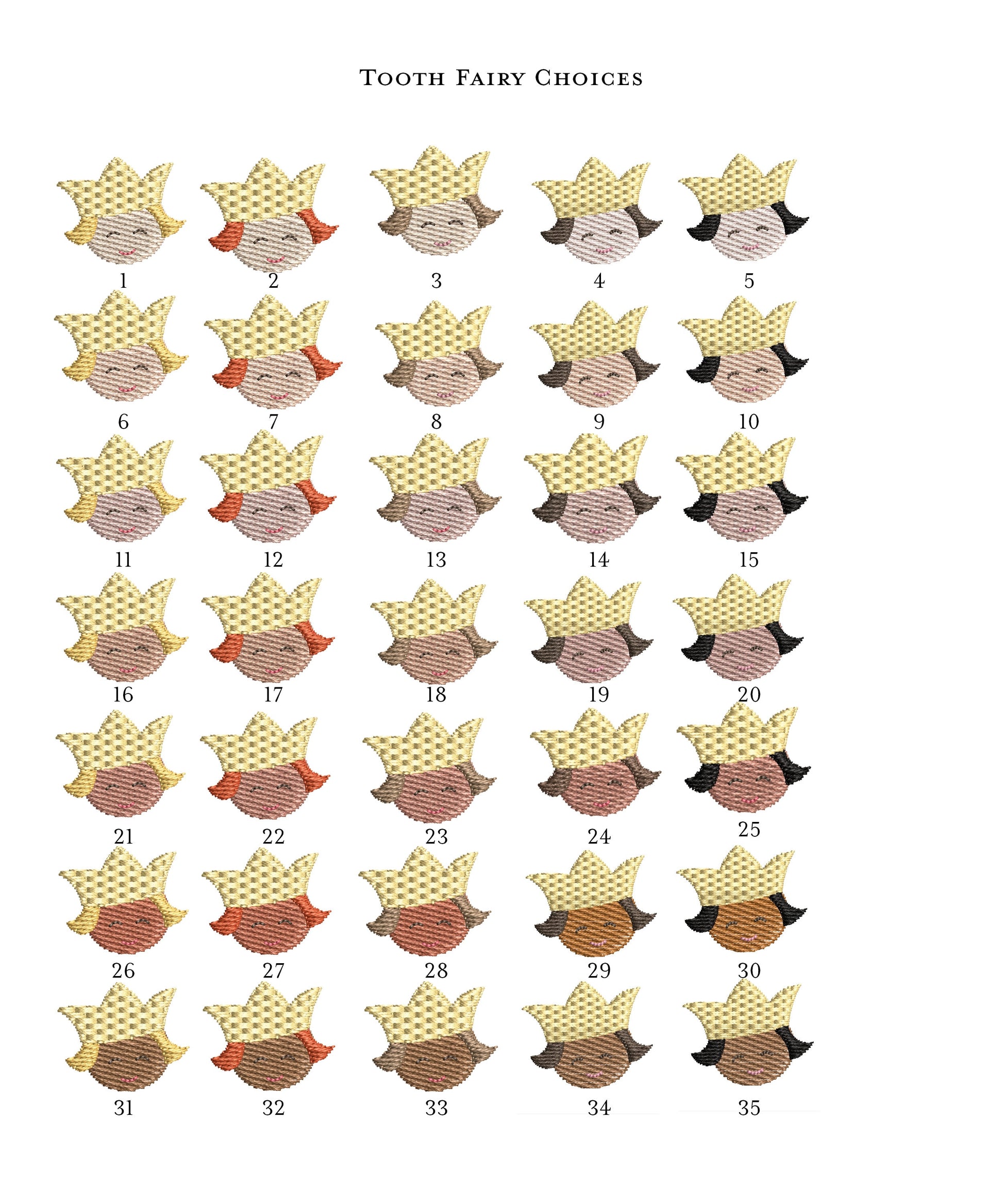 Tooth Fairy Girl Small Pillow (6 inch)