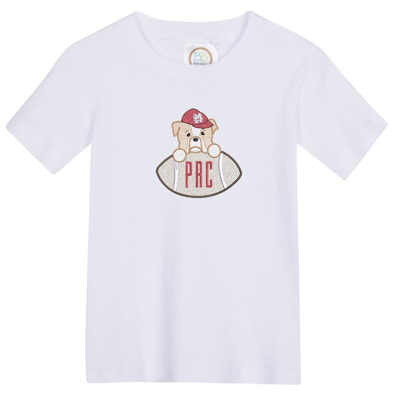 Bulldog Baby Football boys' outfit black gingham shorts MS