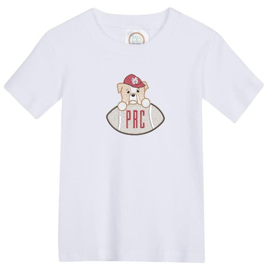 Bulldog Baby Football boys' outfit black gingham shorts MS