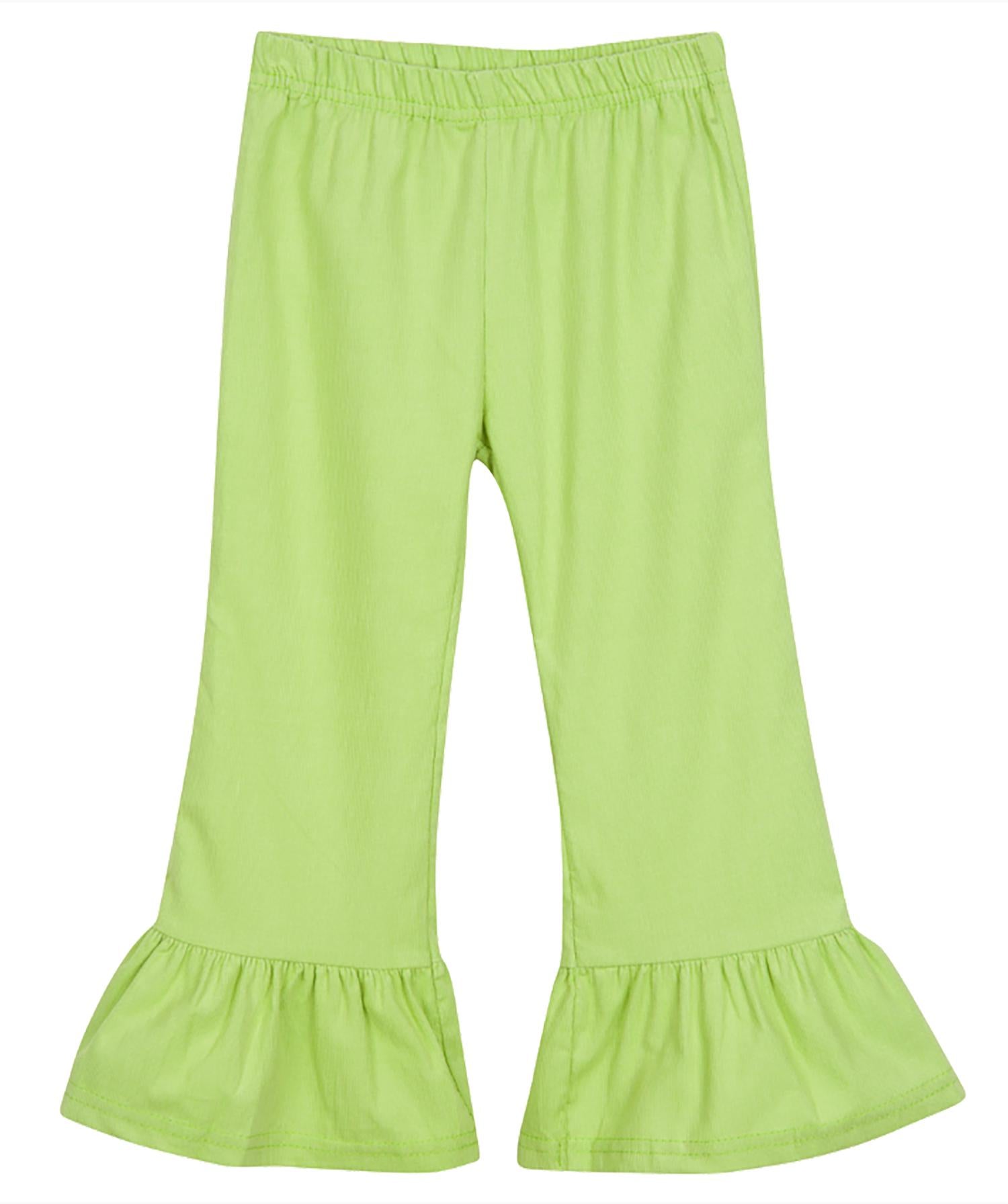 Florida girls' outfit long sleeve corduroy pants