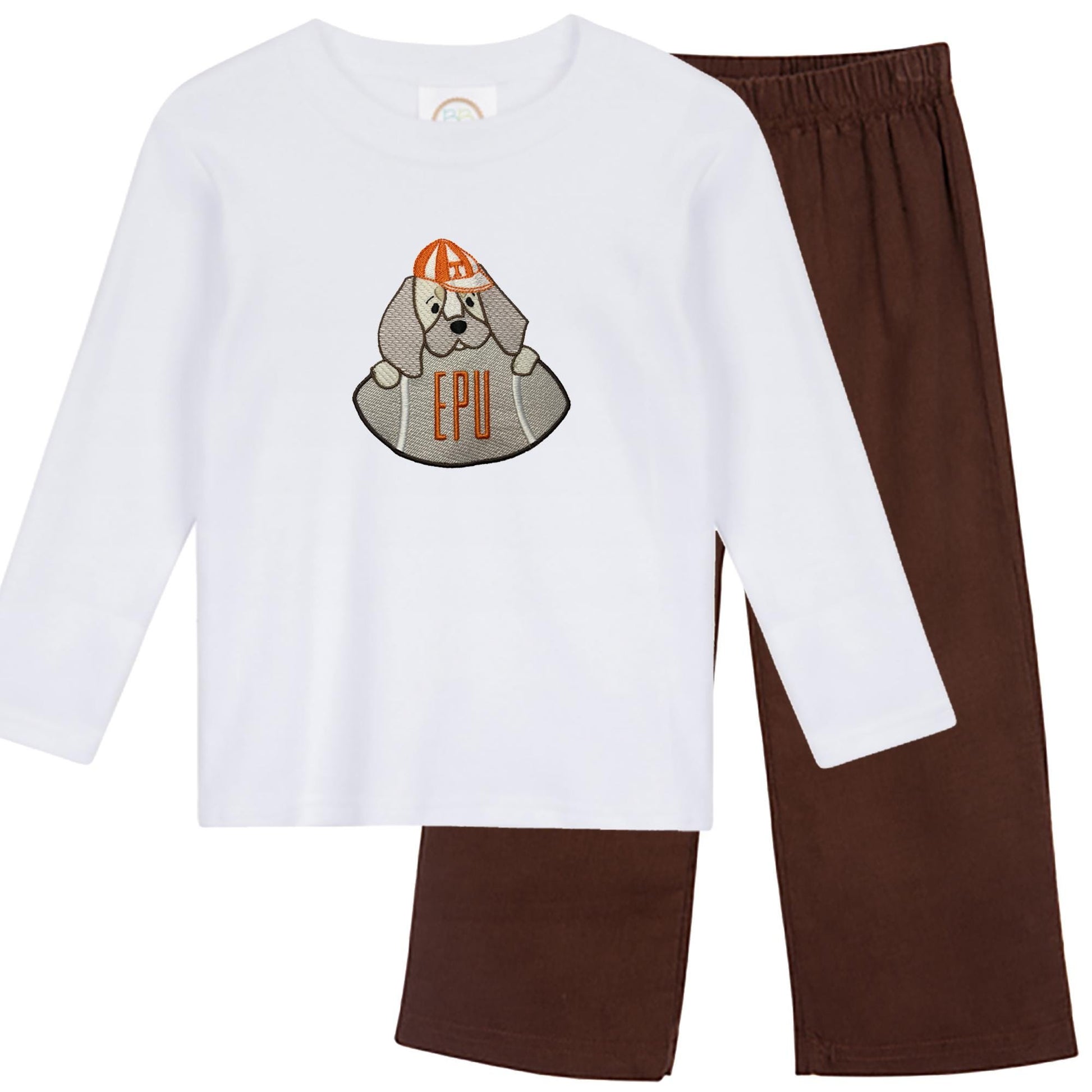 Tennessee boys' long sleeve outfit with corduroy pants