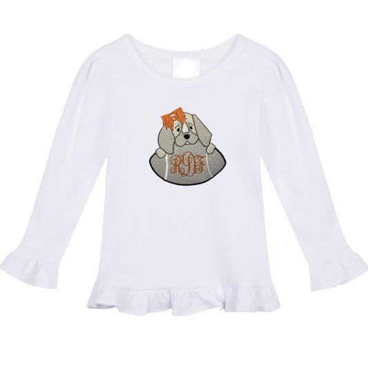 Tennessee girls' outfit long sleeve gingham pants