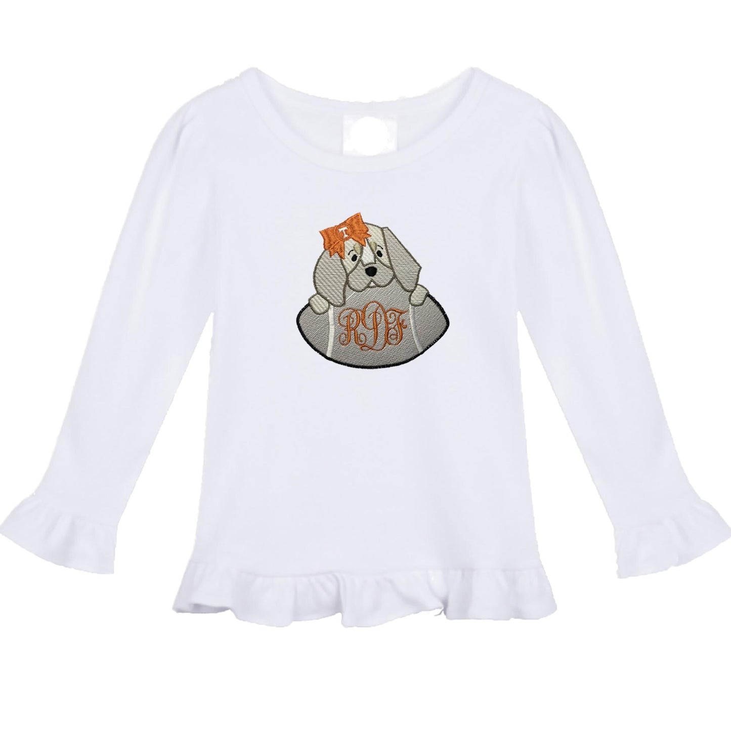 Tennessee girls' outfit long sleeve corduroy pants