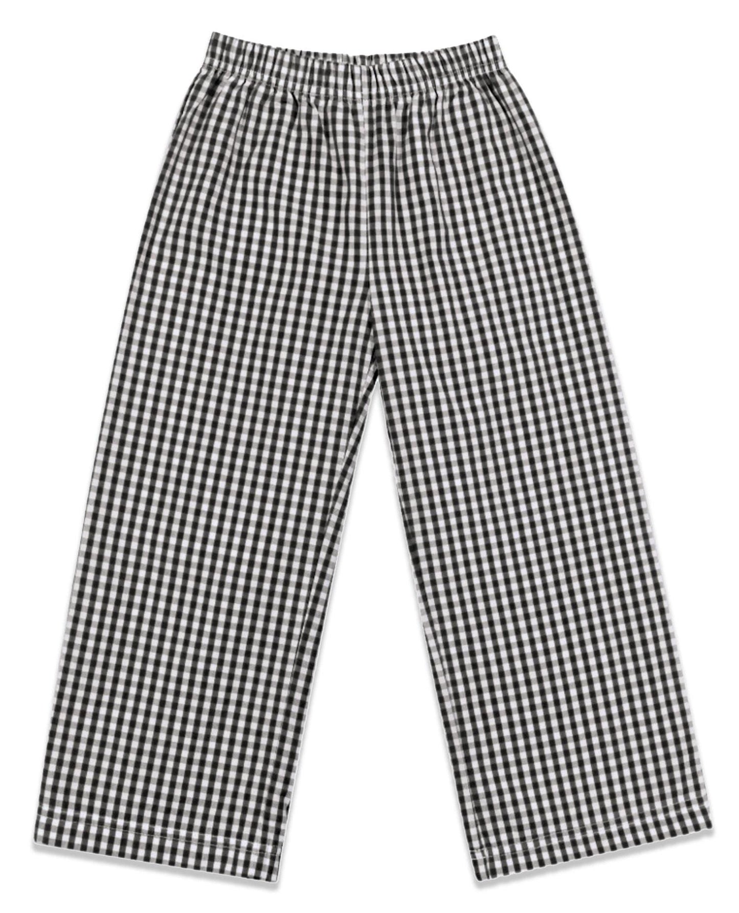 Florida boys' long sleeve outfit with gingham pants