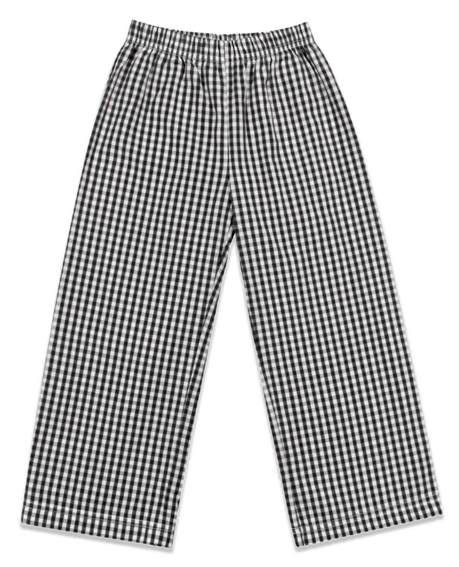 Florida boys' long sleeve outfit with gingham pants