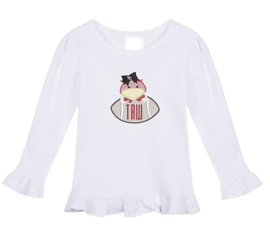 South Carolina girls' outfit long sleeve gingham pants