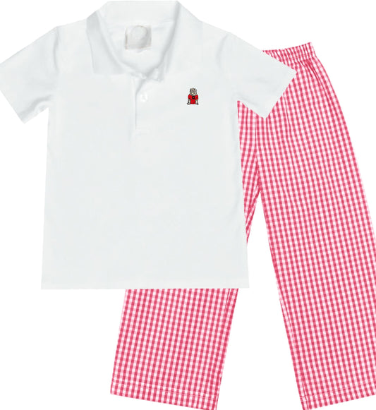 Georgia - boys golf shirt and shorts