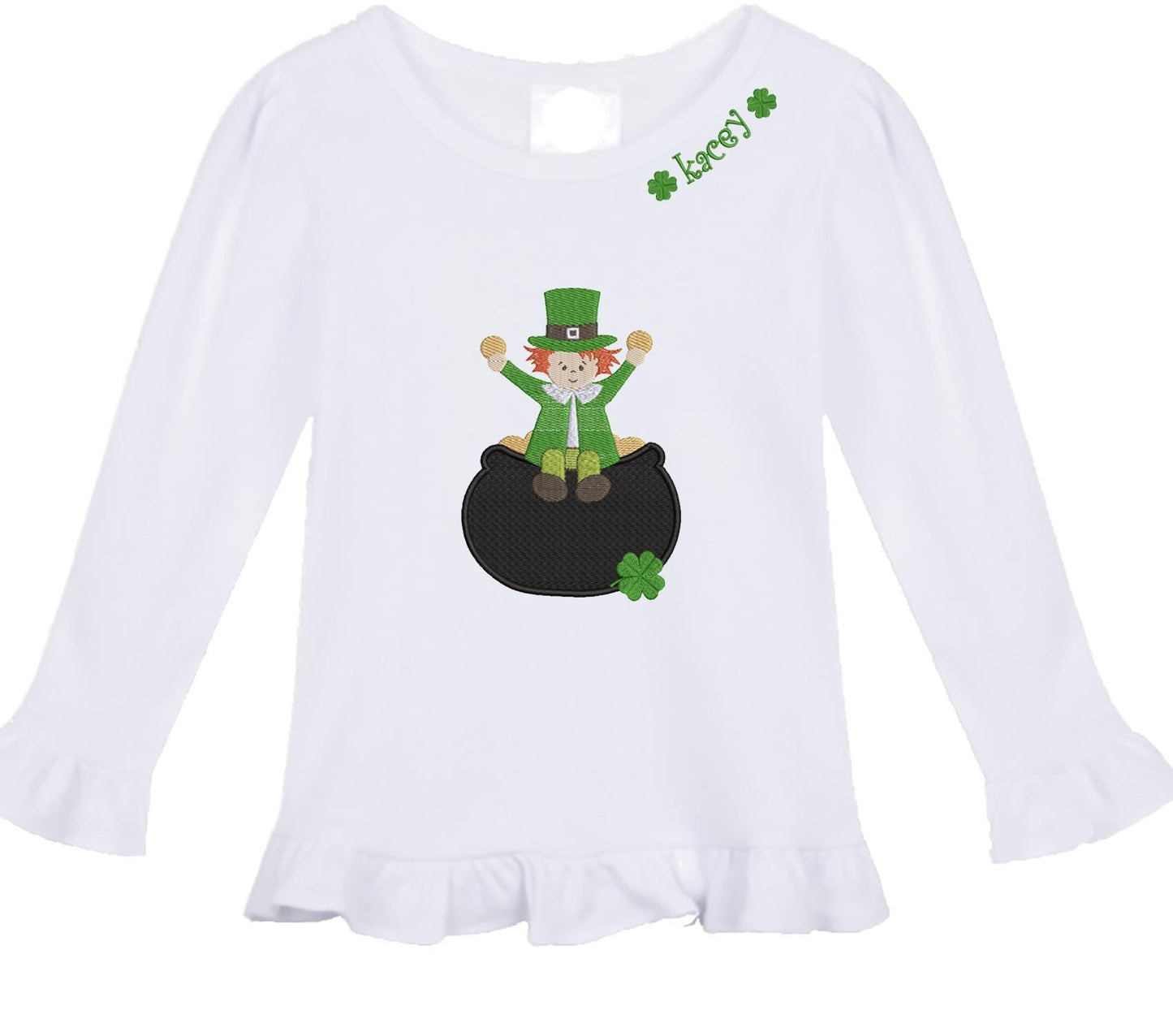 St. Patrick's Day girls' outfit long