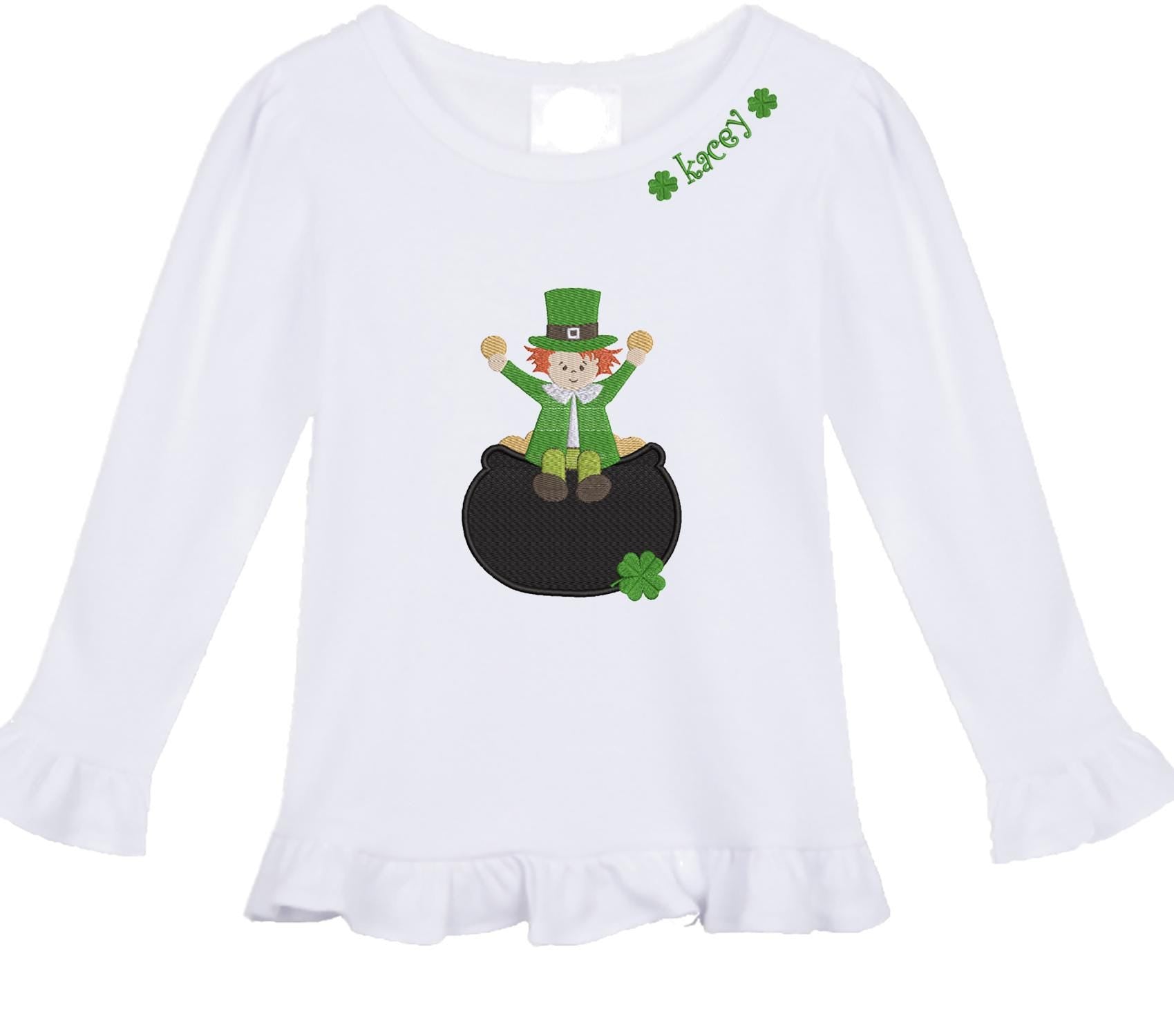 St. Patrick's Day girls' outfit long