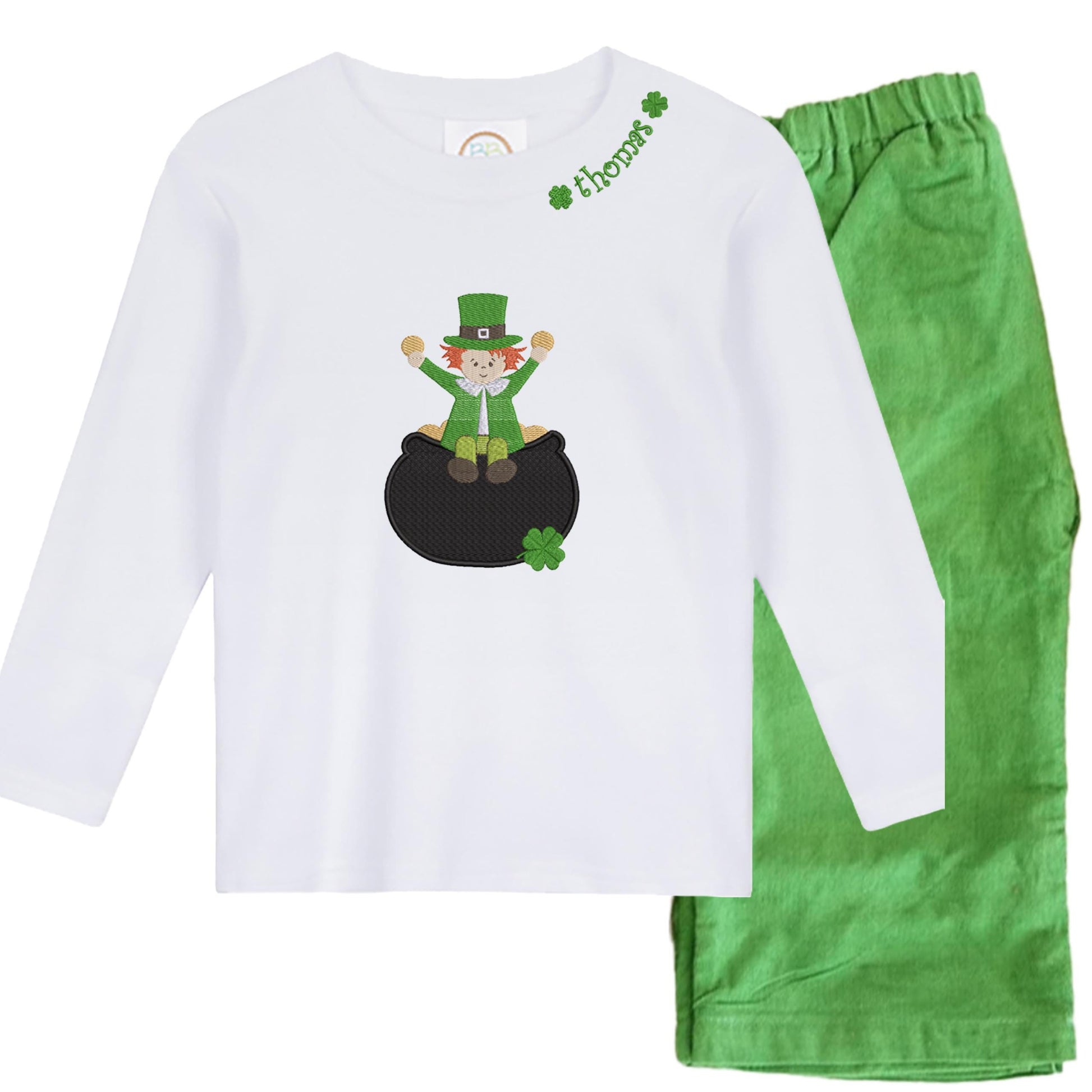 St. Patrick's Day boys' outfit long