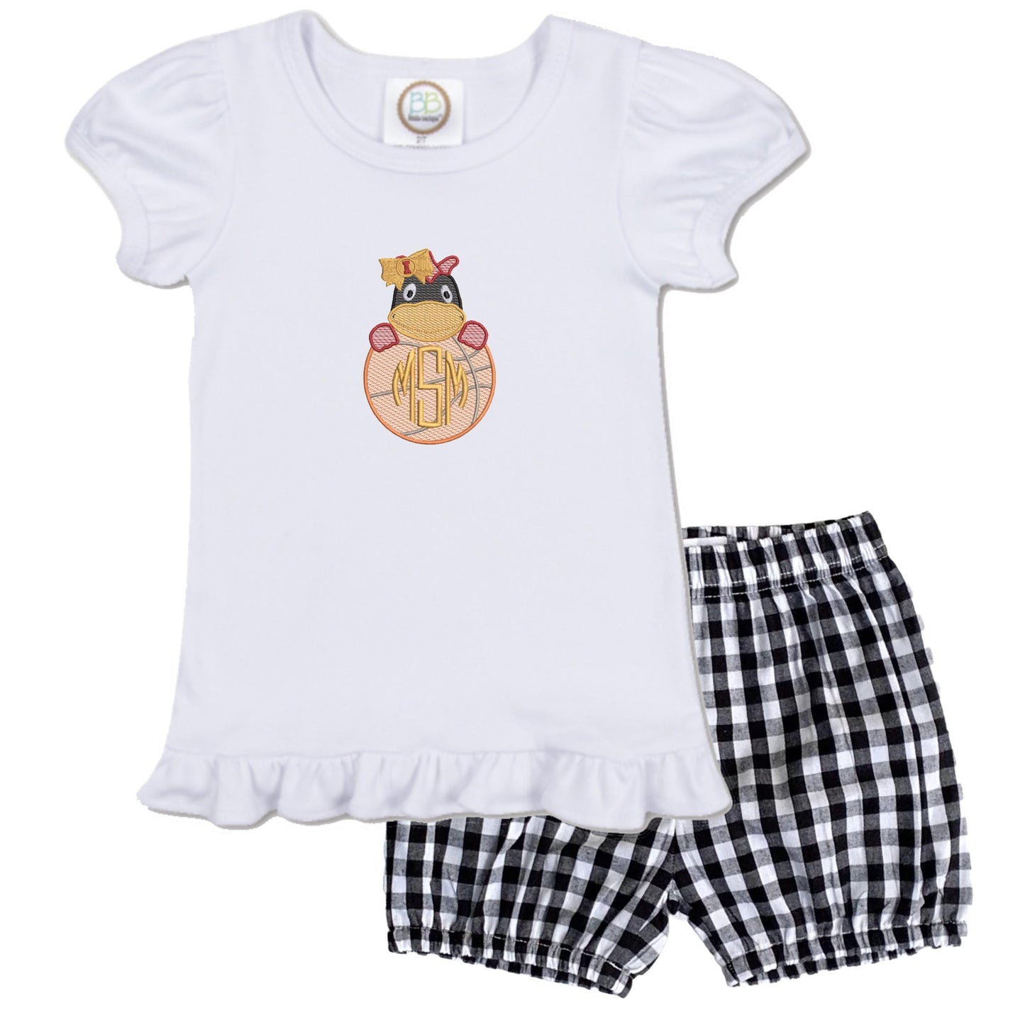 Iowa State Basketball girls' outfit short sleeve