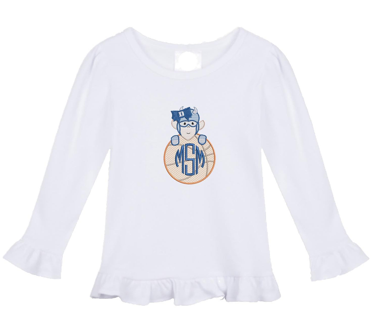 Baby Devil Basketball girls' outfit