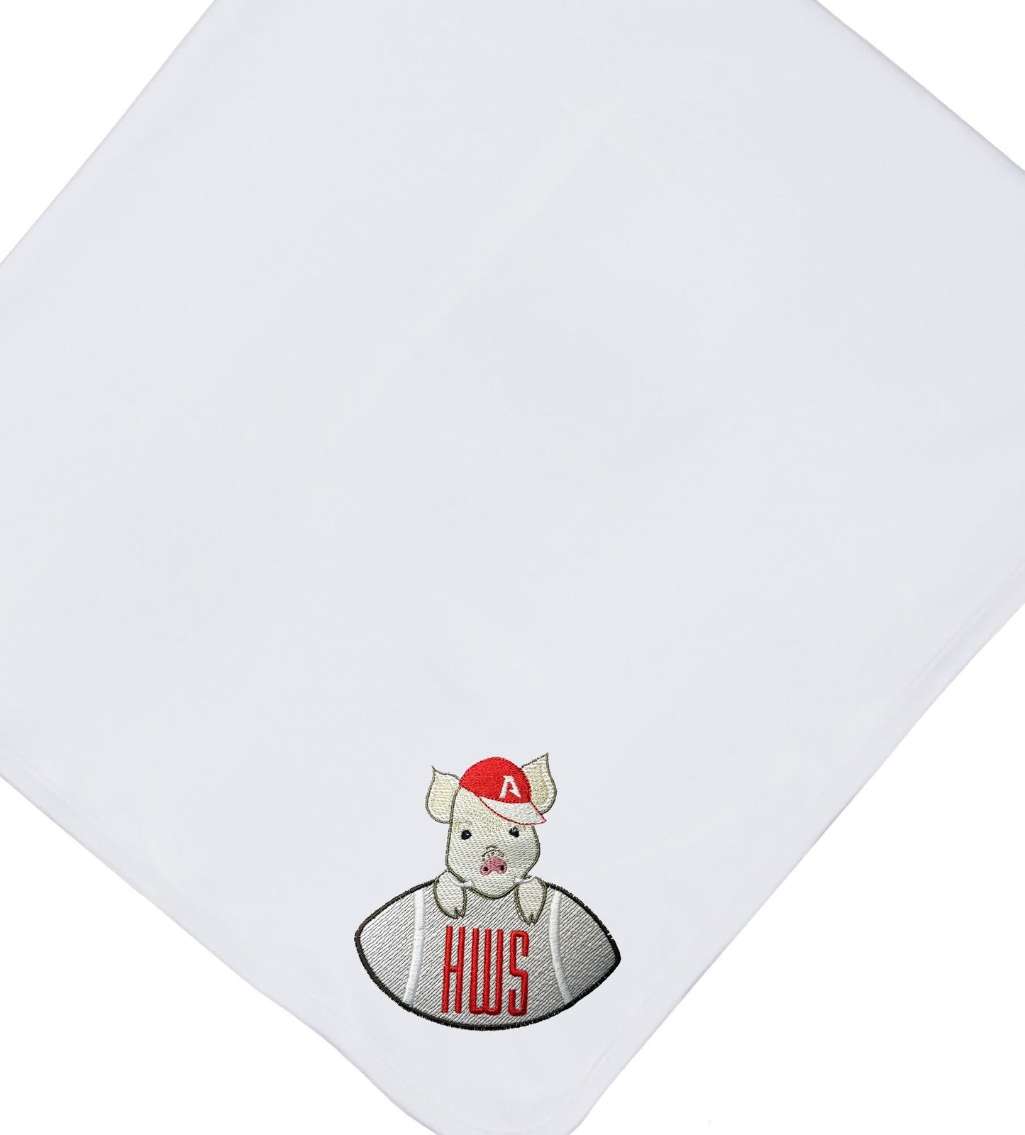 Arkansas embroidered bib, burpcloth and blanket set - personalized