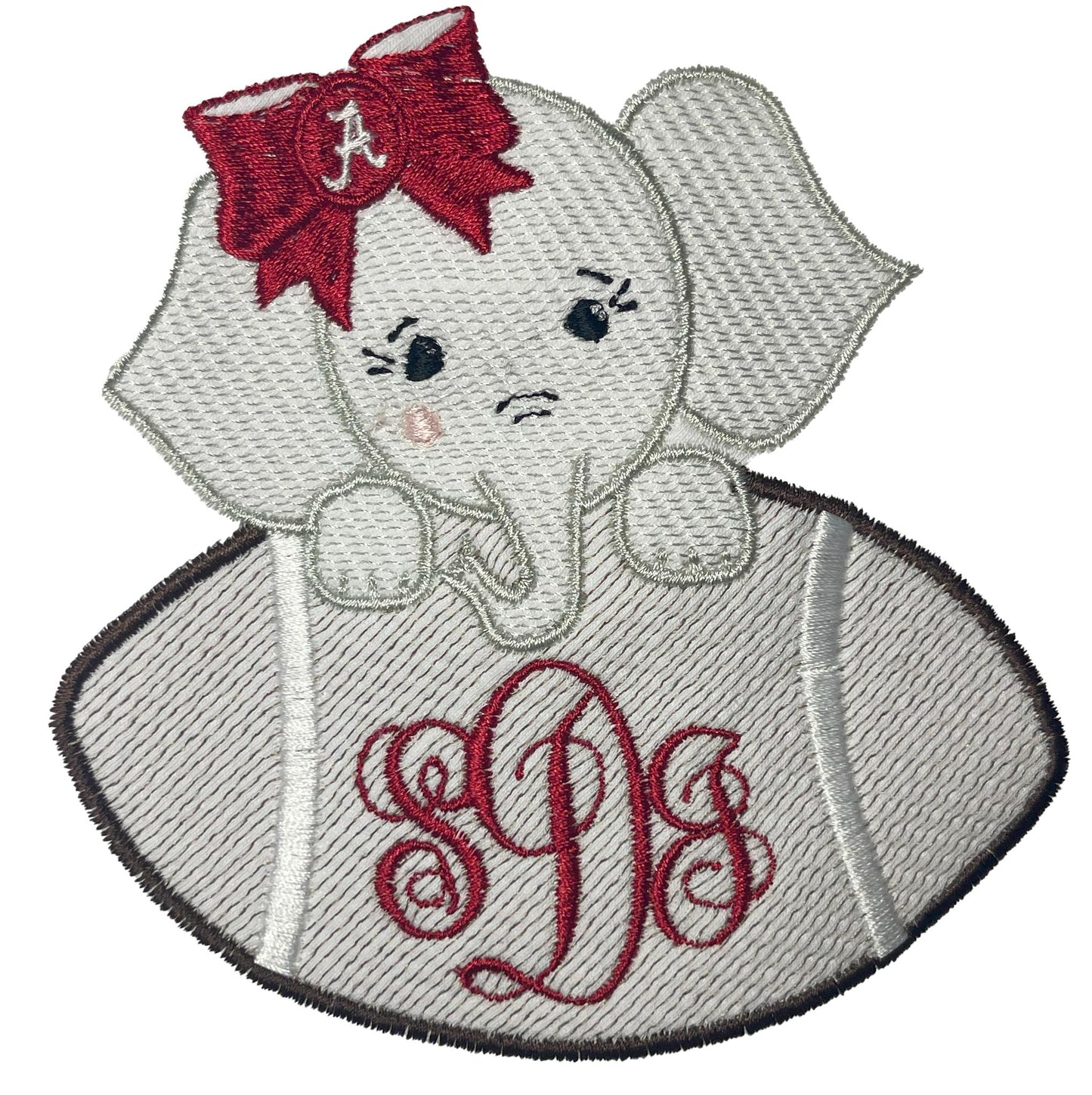 Alabama baby girl embroidered bib, burpcloth and blanket set - personalized