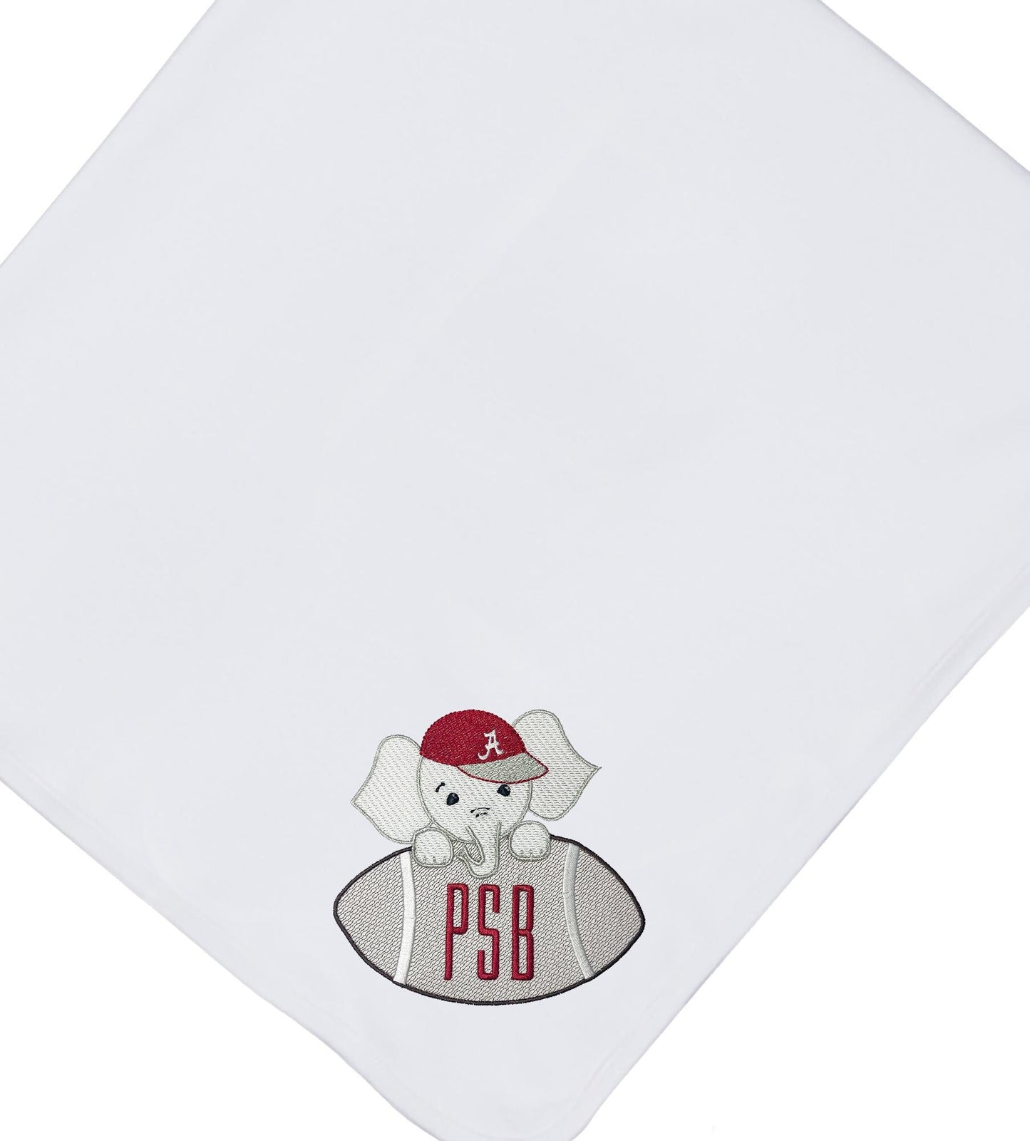 Alabama embroidered bib, burpcloth and blanket set - personalized