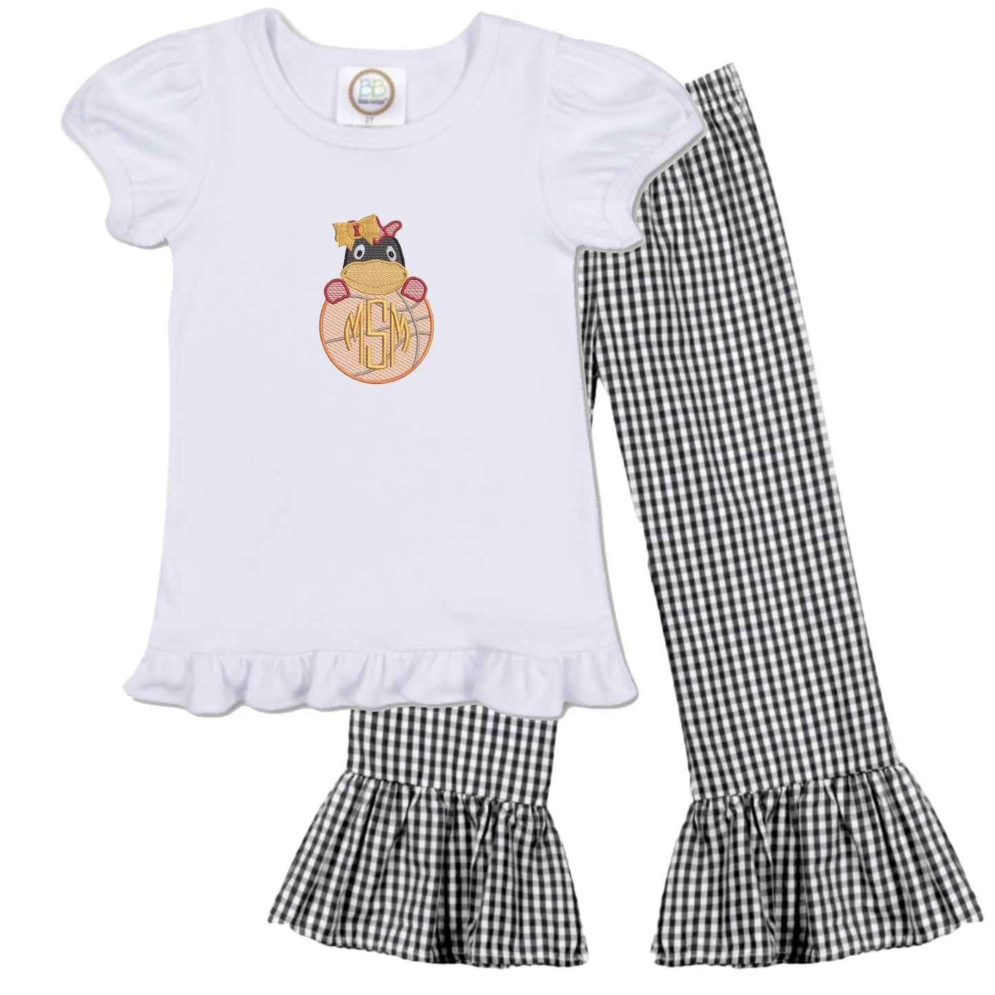 Iowa State Basketball girls' outfit short sleeve