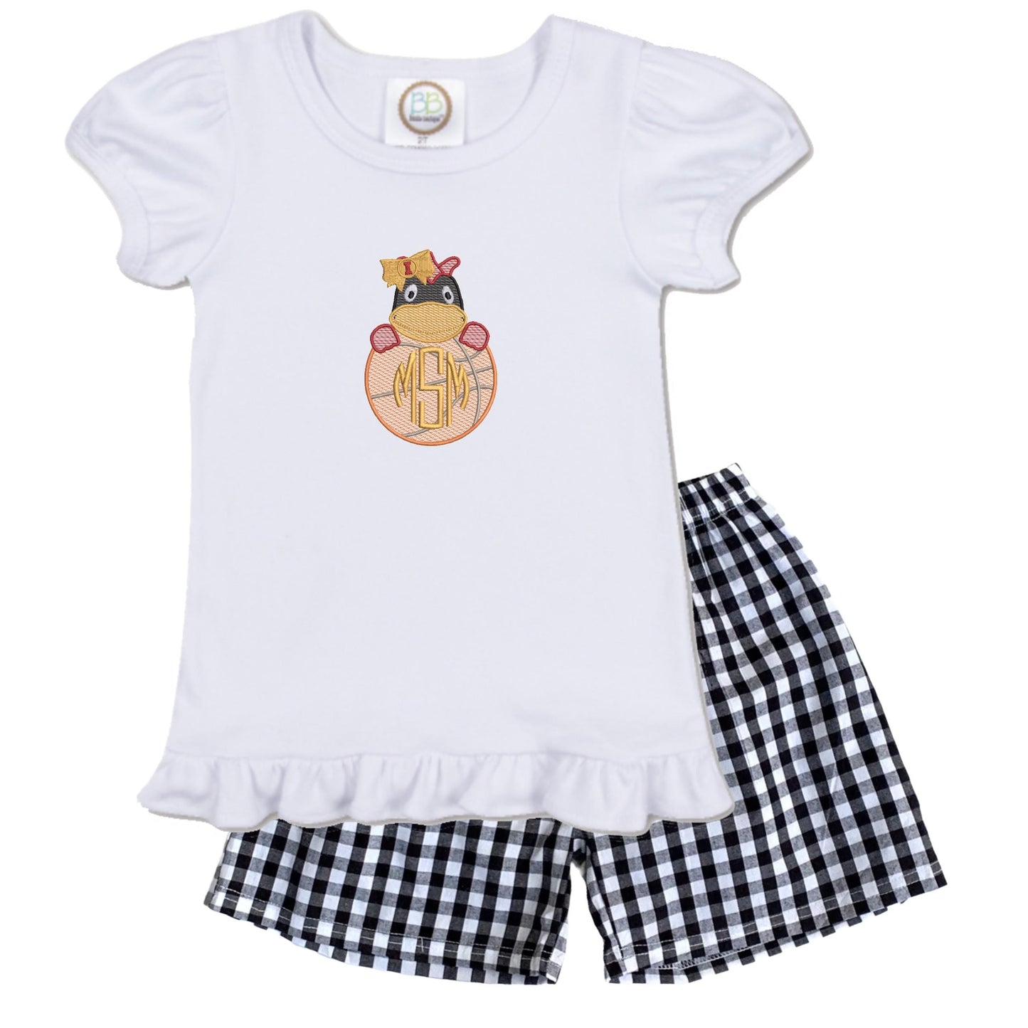 Iowa State Basketball girls' outfit short sleeve