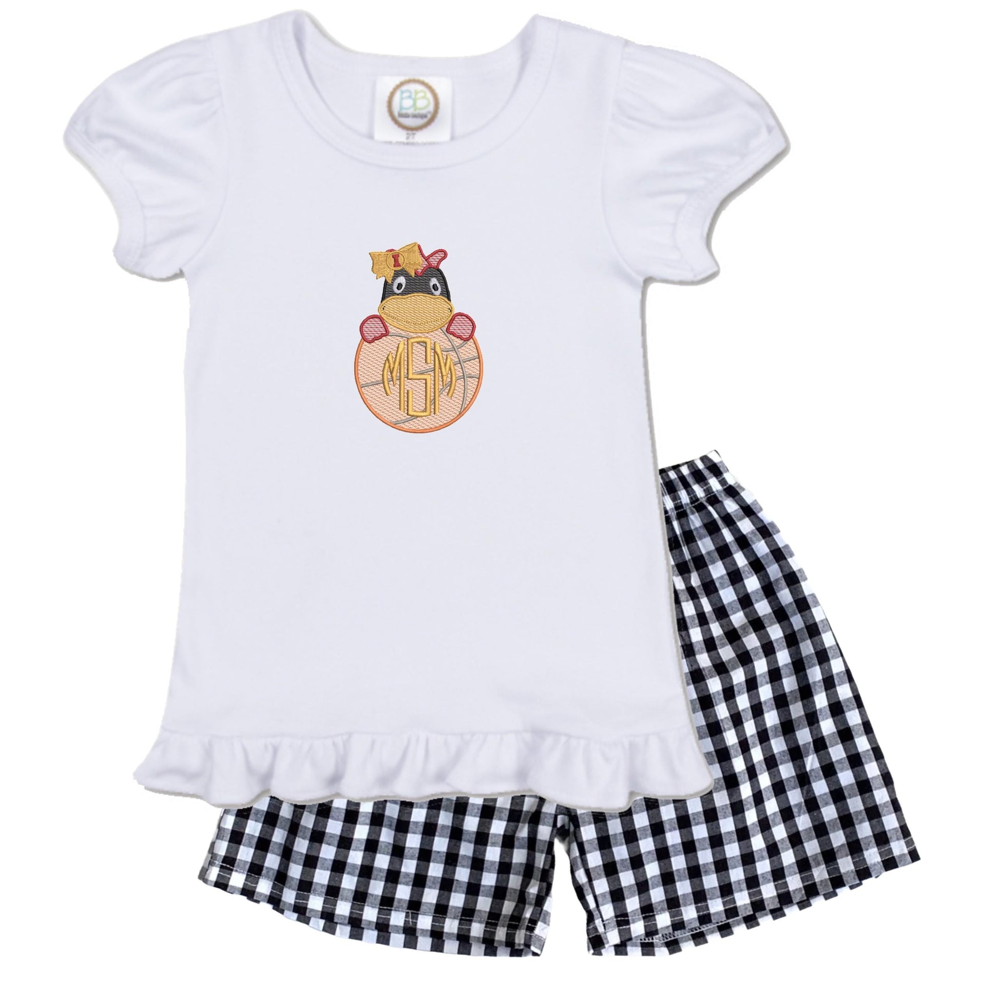 Iowa State Basketball girls' outfit short sleeve