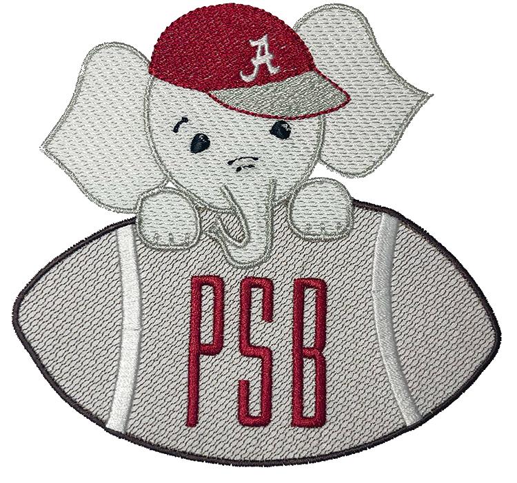 Alabama embroidered bib, burpcloth and blanket set - personalized