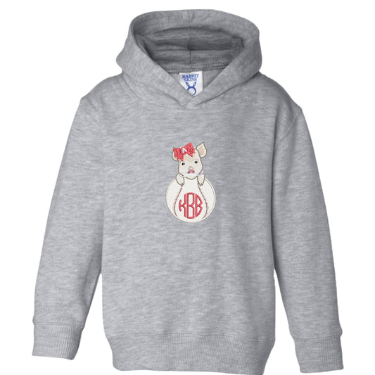 Arkansas Baseball girls' hoodie