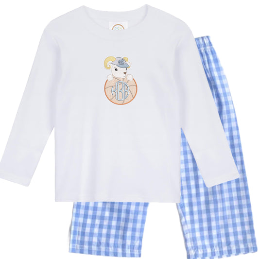 Baby Ram Basketball boys' outfit long sleeve