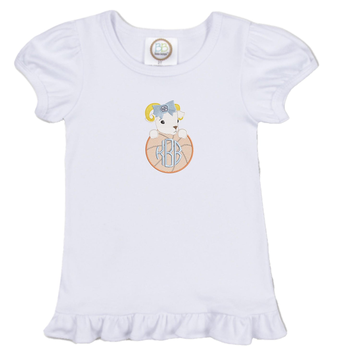 Baby Ram Basketball girls' outfit short sleeve