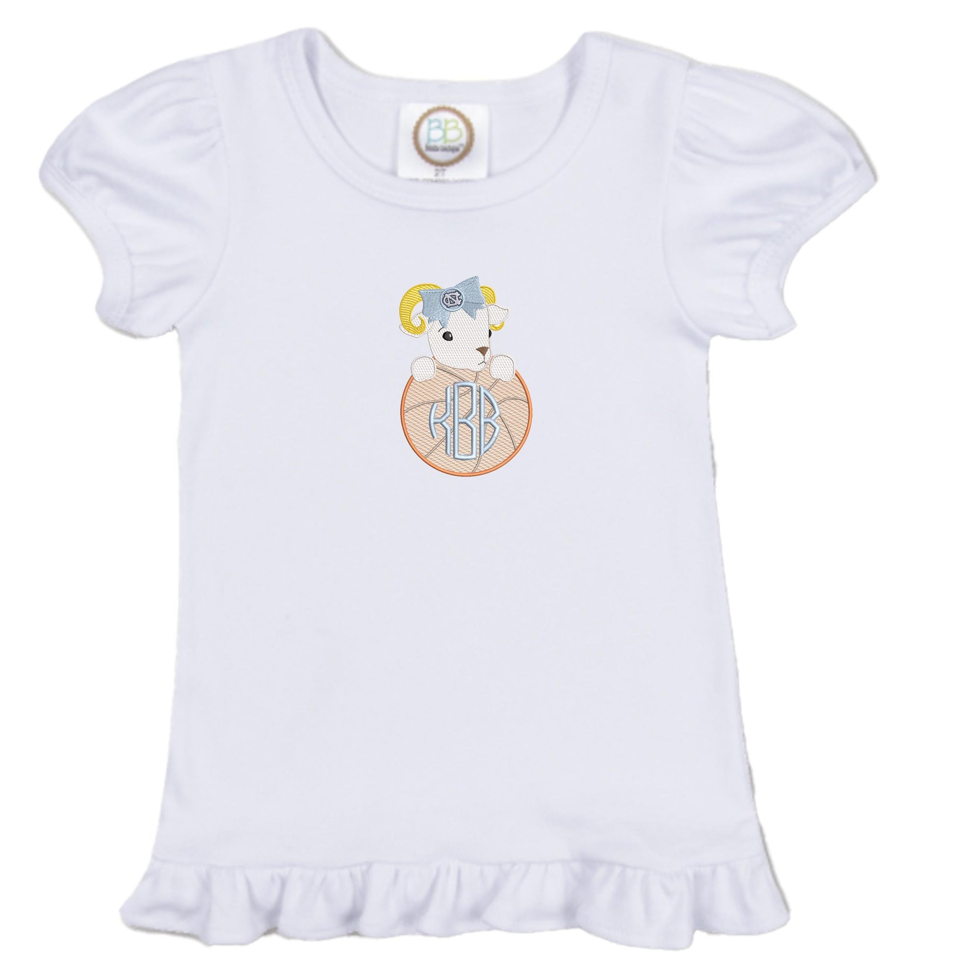 Baby Ram Basketball girls' outfit short sleeve