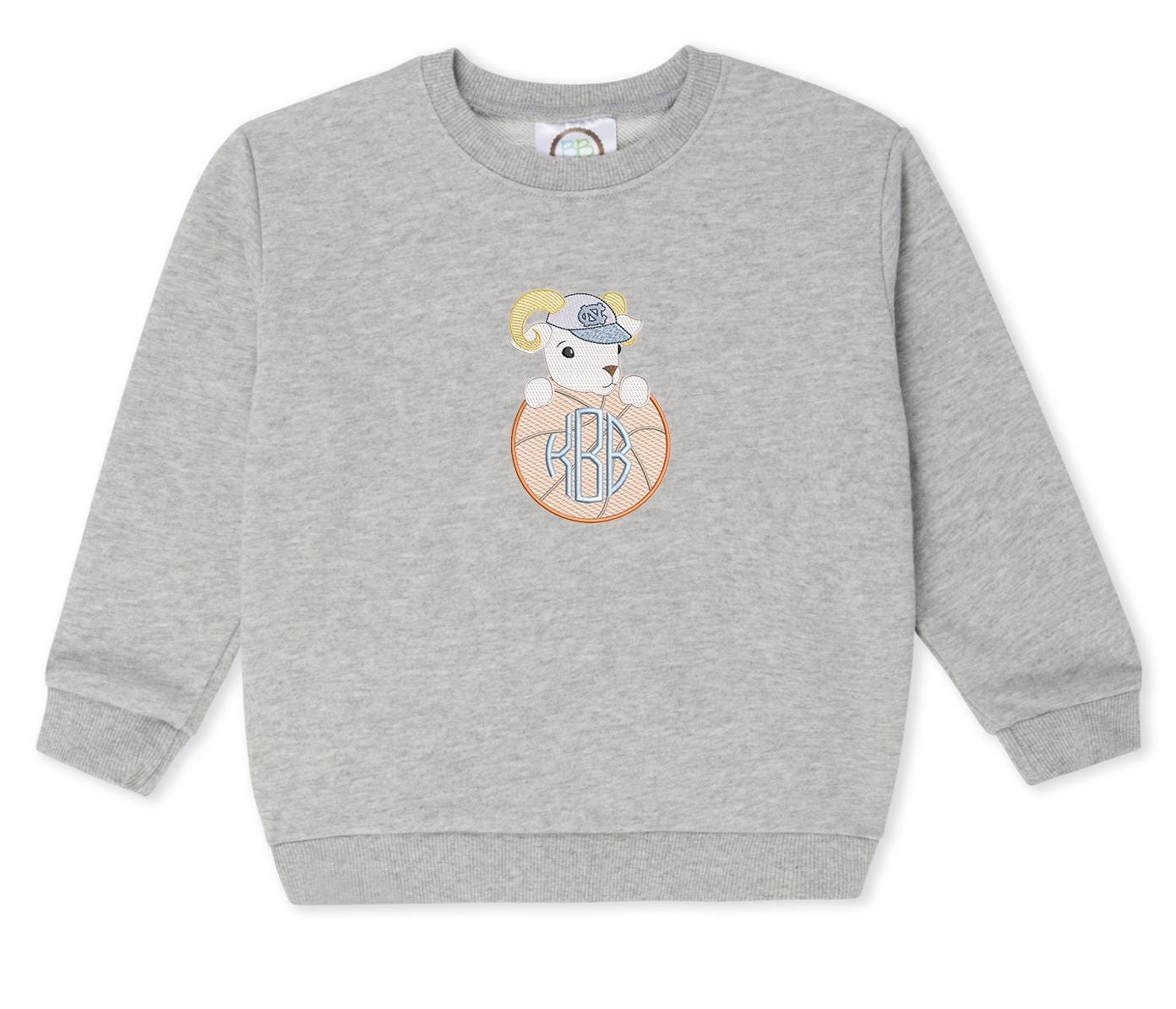 Baby Ram Basketball boys' sweatshirt