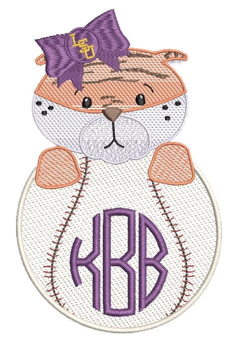 LSU Baseball girls' hoodie