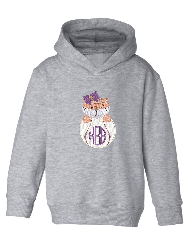 LSU Baseball girls' hoodie