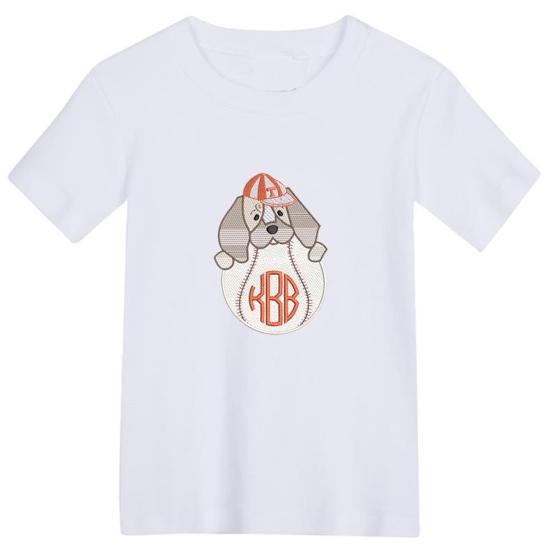 Tennessee baseball boys' short sleeve outfit with gingham pants