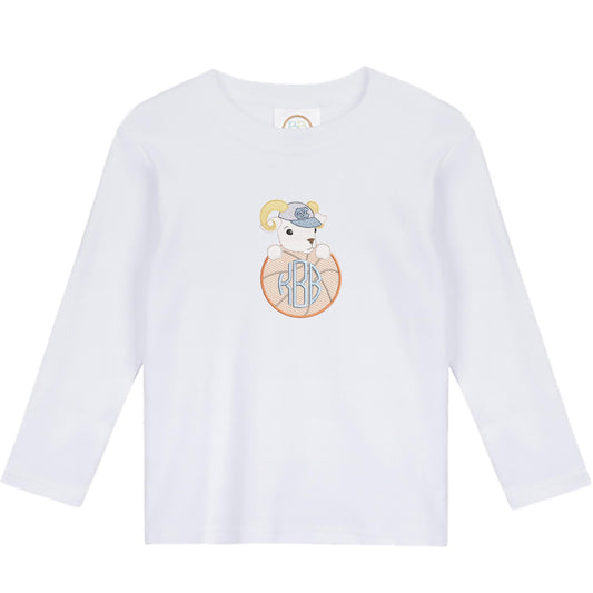Baby Ram Basketball boys' outfit long sleeve