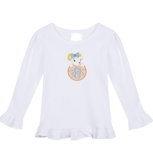 Baby Ram Basketball girls' outfit long sleeve