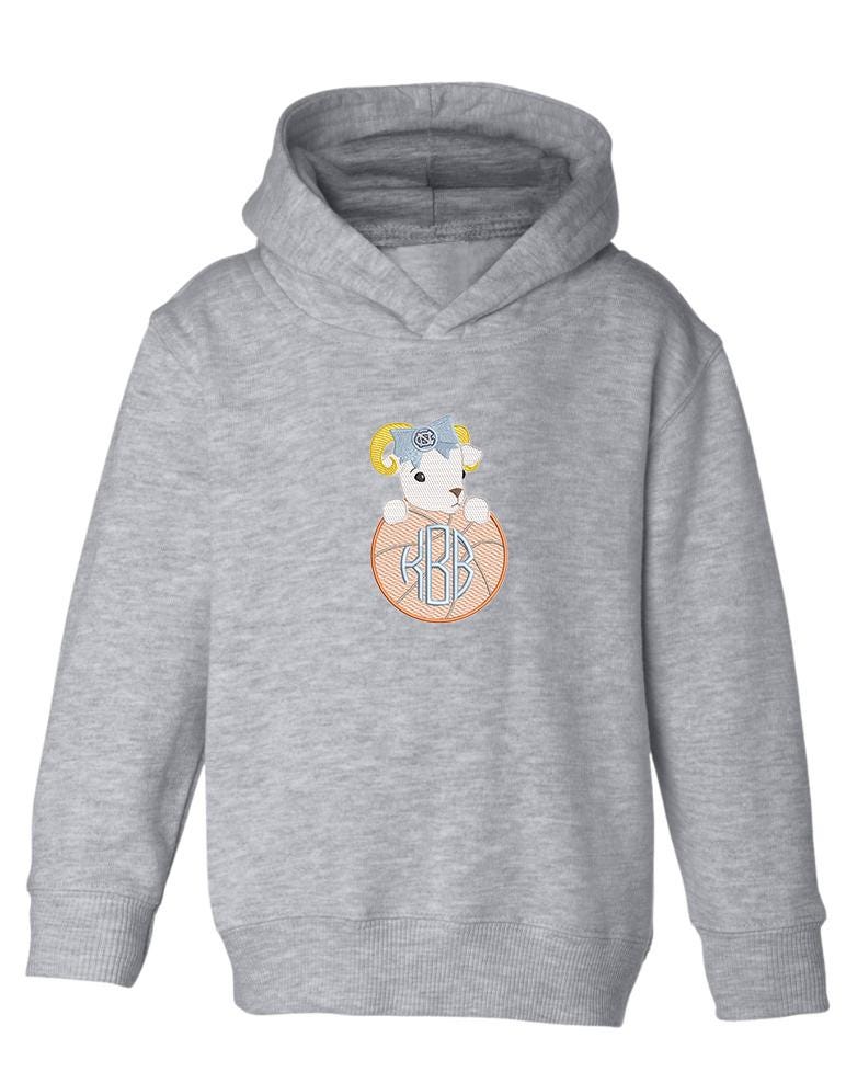 Baby Ram Basketball girls' hoodie