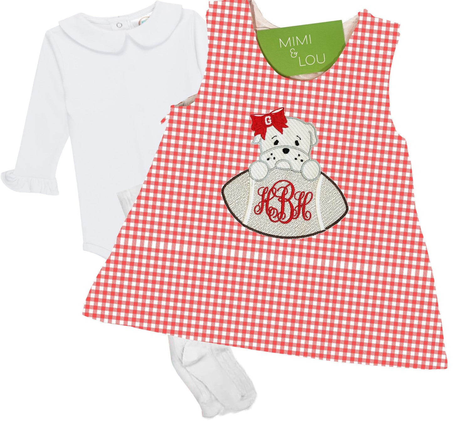 Baby Bulldog gingham dress